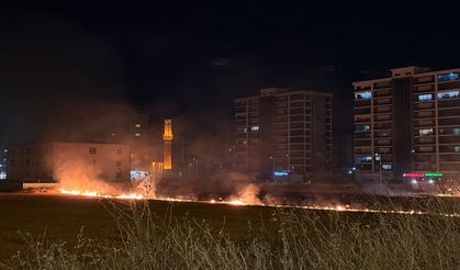 Kayapınar’da anız yangını paniği!