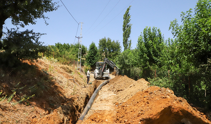 Diyarbakır Kulp’ta 2 bin 800 metrelik içme suyu terfi hattı