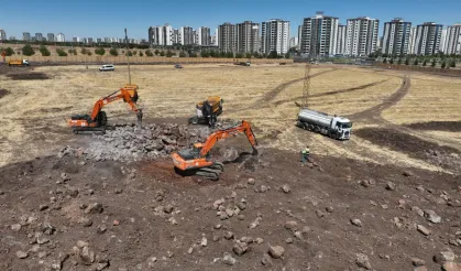 Mezopotamya Kent Parkı’nda çalışmalar devam ediyor