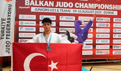 Diyarbakır’ın gururu: Balkan ikincisi judocu Özgür Alagöz
