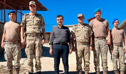 Dicle Kaymakamı üs bölgesini ziyaret etti