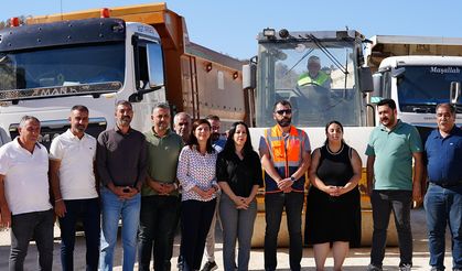 Eşbaşkan Bucak, Lice’de yol çalışmalarını inceledi