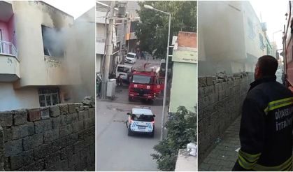 Bismil’de evde yangın: İtfaiye ekipleri müdahale etti