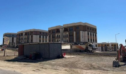 Ergani’de TOKİ konutlarında çalışmalar hızla devam ediyor