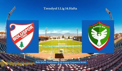 Boluspor 4 Amedspor 1 maçın geniş özeti