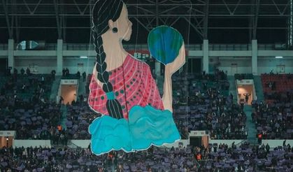 Amedspor taraftarından Kadınlar Günü'ne özel koreografi hazırlığı