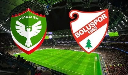 Amedspor Boluspor maçının ilk 11'leri resmen açıklandı: Bakkal onu seçti