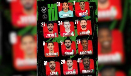 Amedspor Ümraniyespor maçının ilk yarısı 1-1 tamamlandı