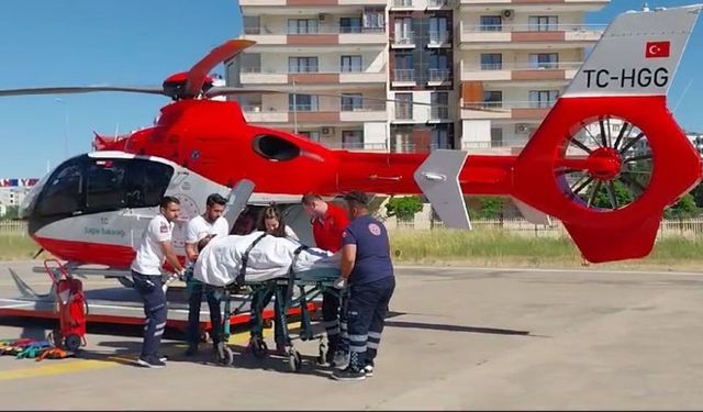 Çüngüş’te trafik kazası: Yaralı Diyarbakır’a helikopterle sevk edildi.