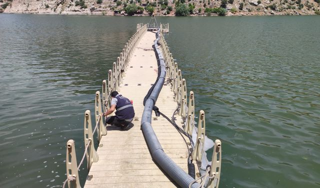 DİSKİ, Eğil'deki içme suyu sistemlerini onardı
