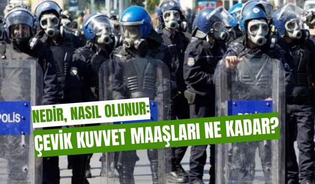 Çevik Kuvvet Maaşı 2024: Güncel Polis Maaşları