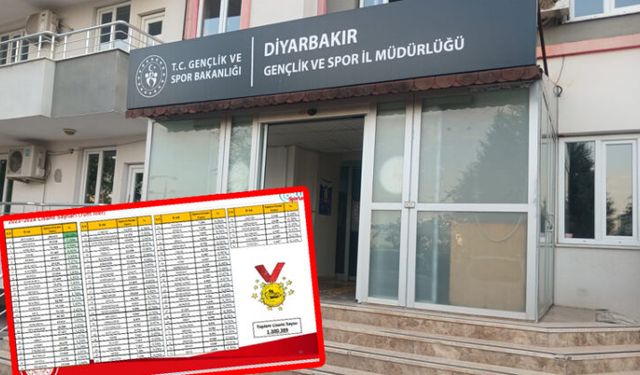 Diyarbakır, lisanslı sporcu sayısında Türkiye'de 18. sırada