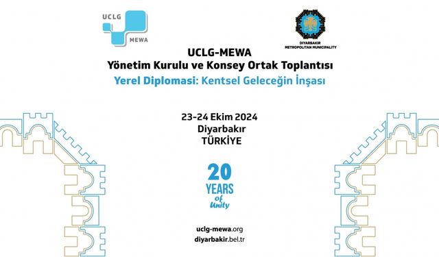 Büyükşehir Belediyesi ev sahipliğinde UCLG-MEWA toplantısı düzenlenecek