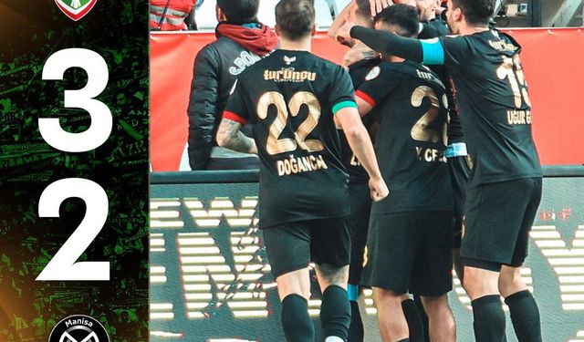 Amedspor, 6 haftalık galibiyet hasretine son verdi