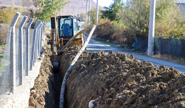 DİSKİ, Hani ilçesindeki içme suyu hattını yeniledi