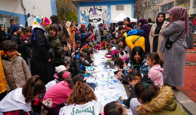 Diyarbakır’da 400 çocuk, Sanat ve Spor Şenliği’nde eğlenceli anlar yaşadı!