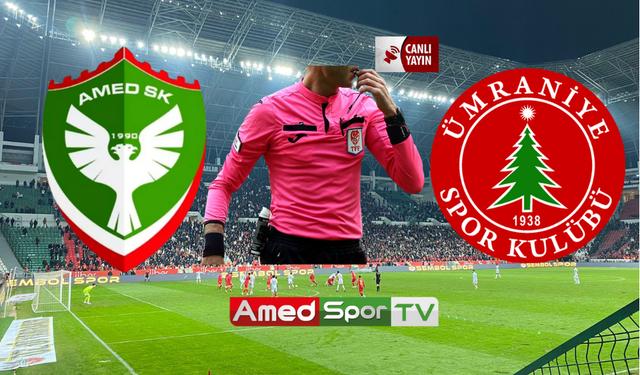 Amedspor - Ümraniyespor maçı ne zaman, saat kaçta, hangi kanalda yayınlanacak?