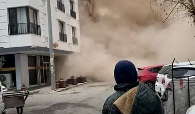 Diyarbakır’da kontrolsüz yıkım çevredeki iş yerlerine zarar verdi