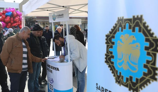 Diyarbakır’da halkın taleplerini dinlemek için stantlar kuruldu