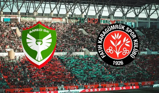 Amedspor ilk yarıda Karagümrük karşısında geride: 1-0