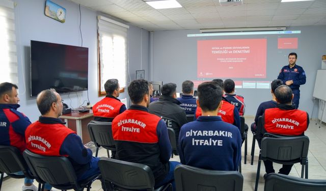 Diyarbakır'da baca yangınlarını önleme eğitimi verildi