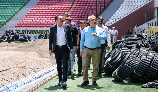 Amedspor yönetimi Stadyumda incelemelerde bulundu