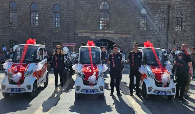 Diyarbakır’da turizm polislerine elektrikli araç desteği