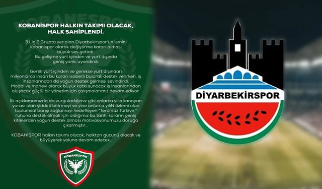 Kobanispor’dan “Halkın Takımı” mesajı, 2 isim takımdan ayrıldı