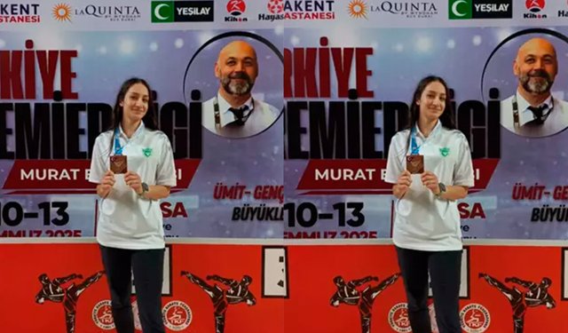 Diyarbakırlı Sena’dan karate ’de Bronz madalya