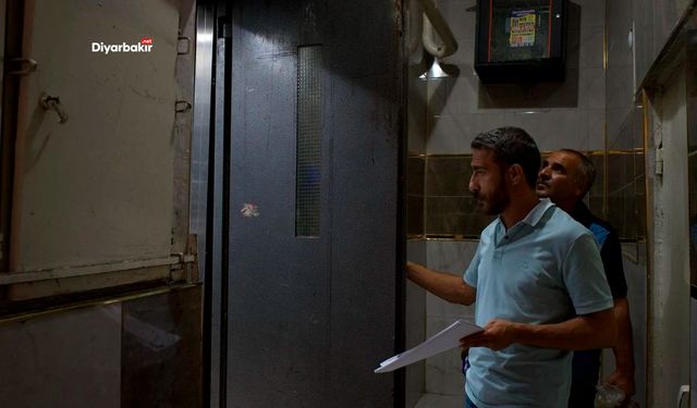 Diyarbakır’da denetim sonucu güvensiz asansörler mühürlendi