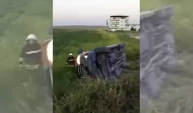 Diyarbakır Bismil’de tur minibüsü devrildi: 7 yaralı