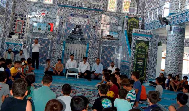 Dicle’de yaz kur’an kursu kapanış töreni düzenlendi