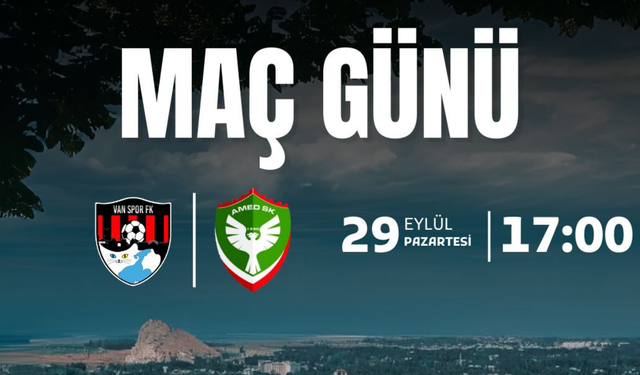 Vanspor – Amedspor maçı öncesi tüm detaylar netleşti