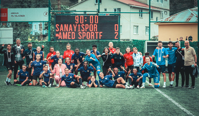 Amedspor Kadın Futbol Takımı’ndan moral veren galibiyet