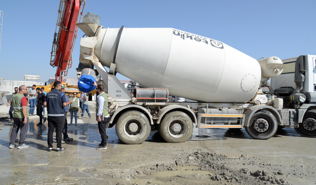 Diyarbakır’da beton mikserlerine kapak zorunluluğu geliyor