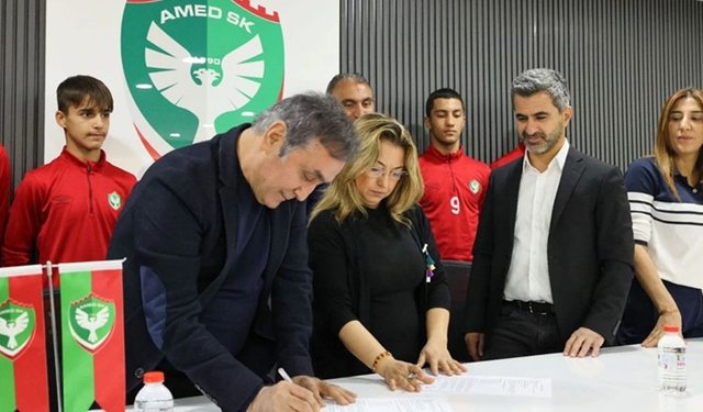 Amedspor altyapısında yeni sponsor heyecanı