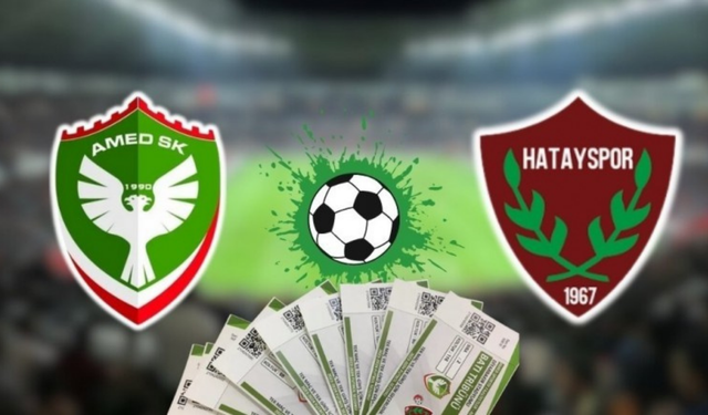 Amedspor–Hatayspor bilet fiyatları belli oldu!
