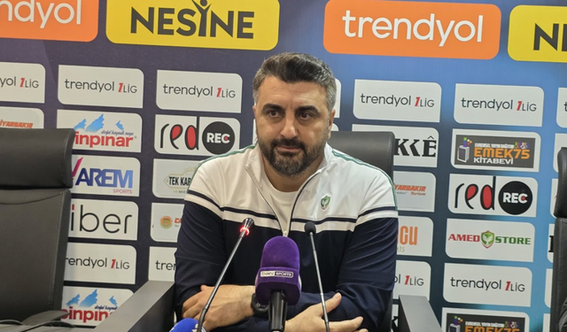 Amedspor Teknik Direktörü Sinan Kaloğlu: “Bu takım sezon sonunda hedefe ulaşacak”