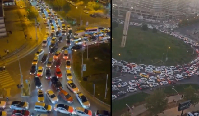 Diyarbakır trafiği kilitlendi: Vatandaşlar isyan ediyor!