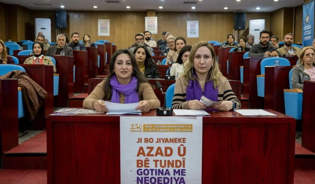 Diyarbakır’da 25 kasım için kadına şiddet karşıtı mesaj