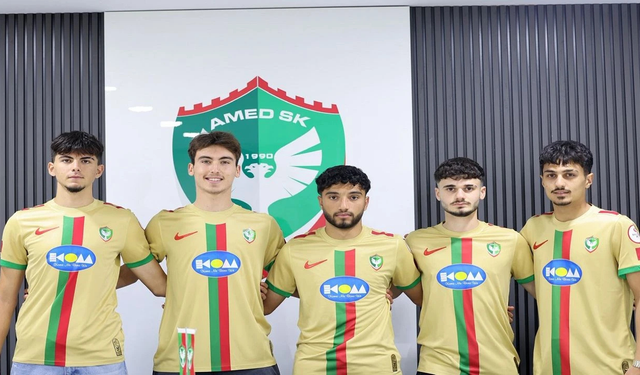 Amedspor, 5 genç yıldızını profesyonel deneyim için kiraladı