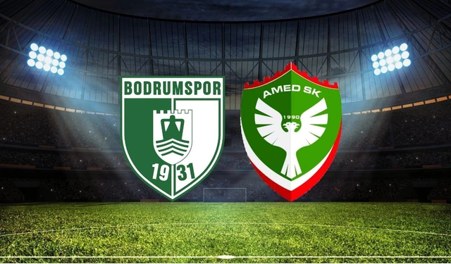 Amedspor Bodrum deplasmanında: İlk 11’ler belli oldu