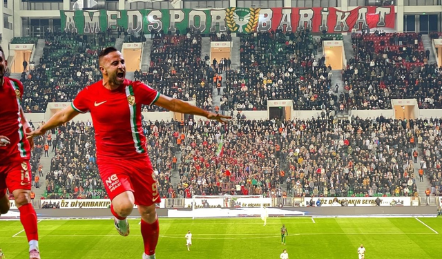 Amedspor’dan Bandırmaspor’a ilk yarı: 2-0