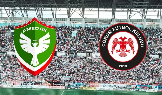 Amedspor – Çorum FK maçı hangi kanalda? İlk 11’ler belli oldu