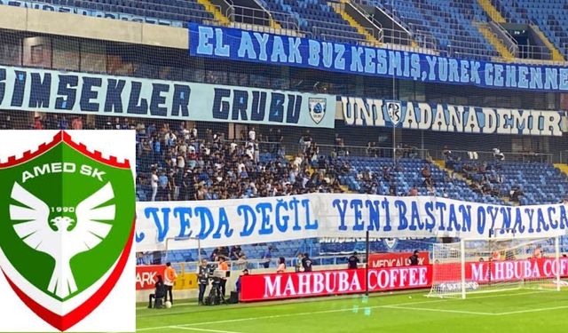 Rakip taraftar grubundan Amedspor'a teşekkür geldi: İşte sebebi