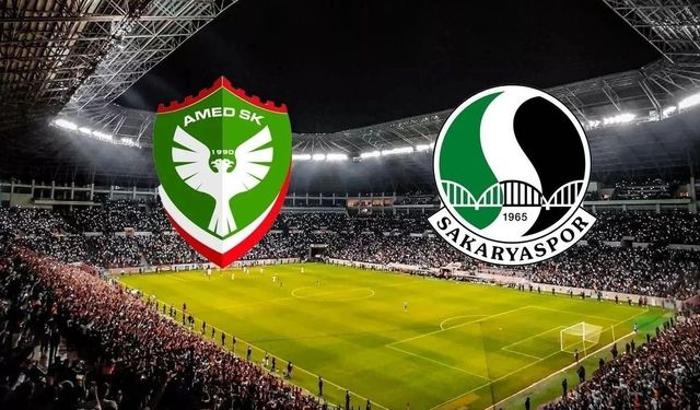 Amedspor-Sakaryaspor maçı 3 kanaldan canlı yayınlanacak: İşte maç günü ve saati