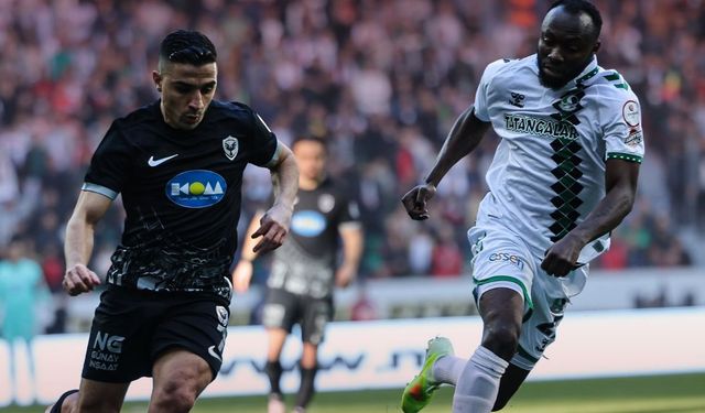 Amedspor Sakaryaspor önünde ilk yarıda golü buldu