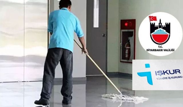 Diyarbakır'da okullara 1550 temizlik personeli alınacak: İşte başvuru şartları ve tarihi