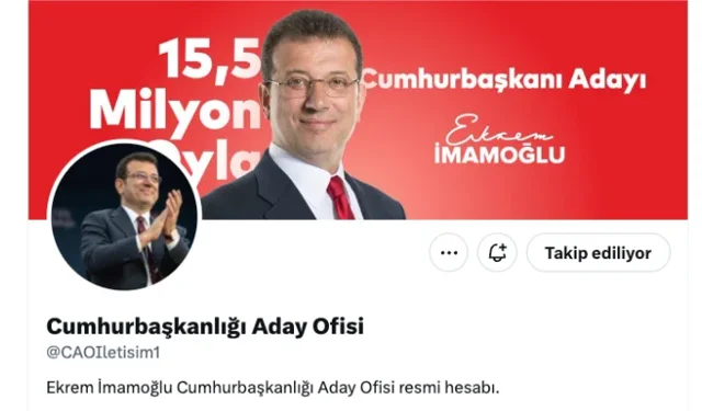 Ekrem İmamoğlu'nun Cumhurbaşkanlığı hesabına erişim engeli!