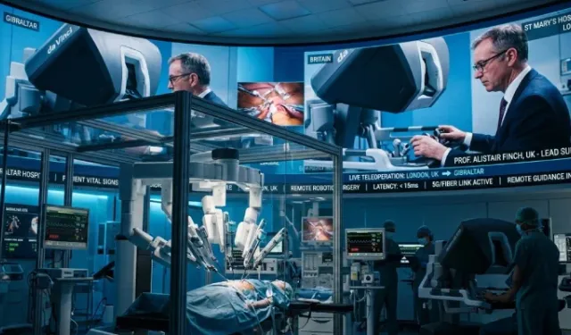 Cebelitarık'taki ameliyat Londra'dan yapıldı